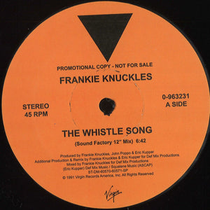 Frankie Knuckles -Whistle Song