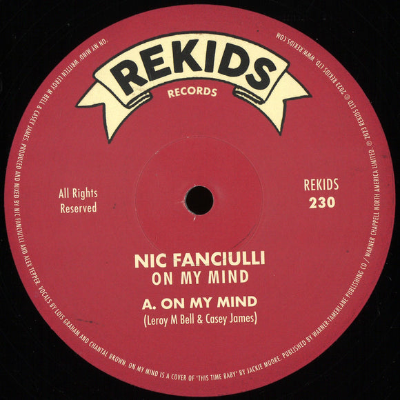 Nic Fanciulli-On My Mind