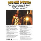 Richie Weeks-The Love Magician Archives. Boogie & Post Disco. NYC 1980 – 1983 Vol.3  [2xLP]