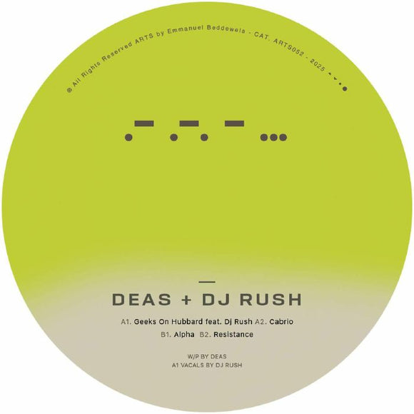 Deas & Dj Rush-Geeks On Hubbard EP   [Release: 13.06.2025]