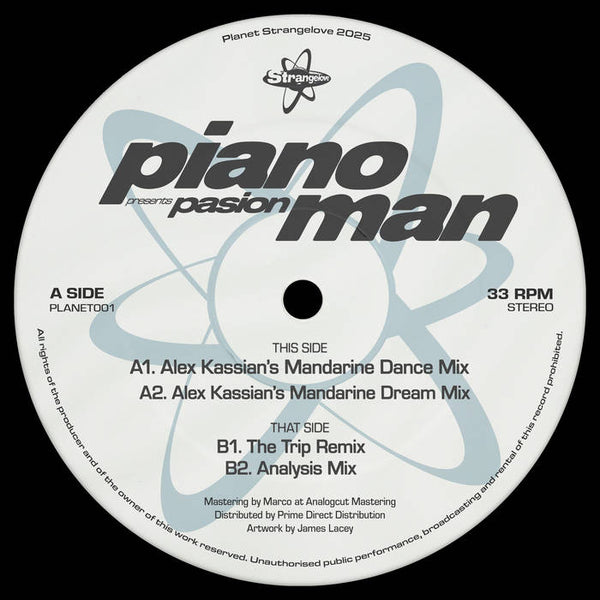 Pianoman- Pasion [Incl. Alex Kassian & The Trip Mixes] [Limited