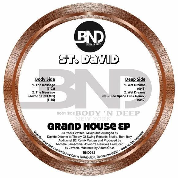 St. David/Grand House EP